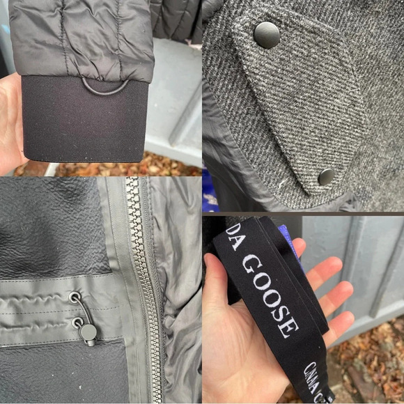 Canada Goose/ Loro Piana Viedma 4 in 1 Black Twill Jacket BRANTA  Collection, XL - Picture 16 of 16